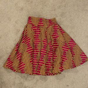 Handmade Print Skirt